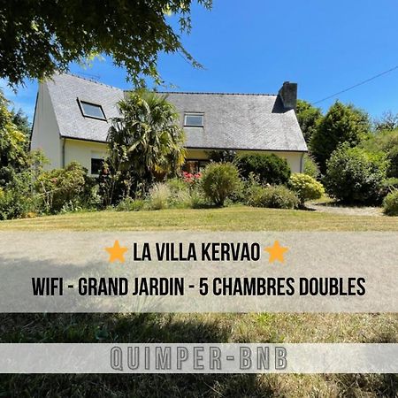 La Kervao - Maison 5 Chambres - Jardin - Terrasse - Internet Quimper Eksteriør bilde